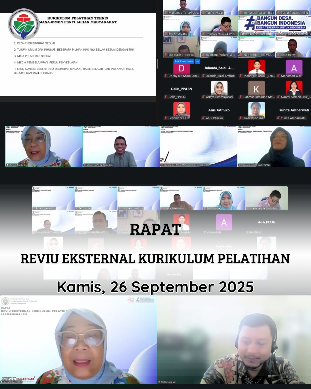 Rapat Review Eksternal Kurikul...